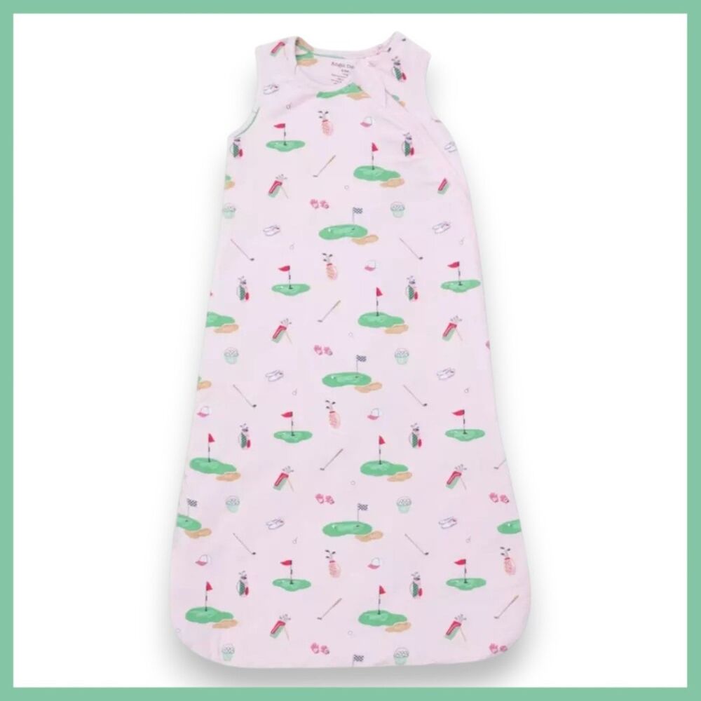 Angel Dear Bamboo Sleep Bag Golf Things Pink 18-36 Months Large NIB